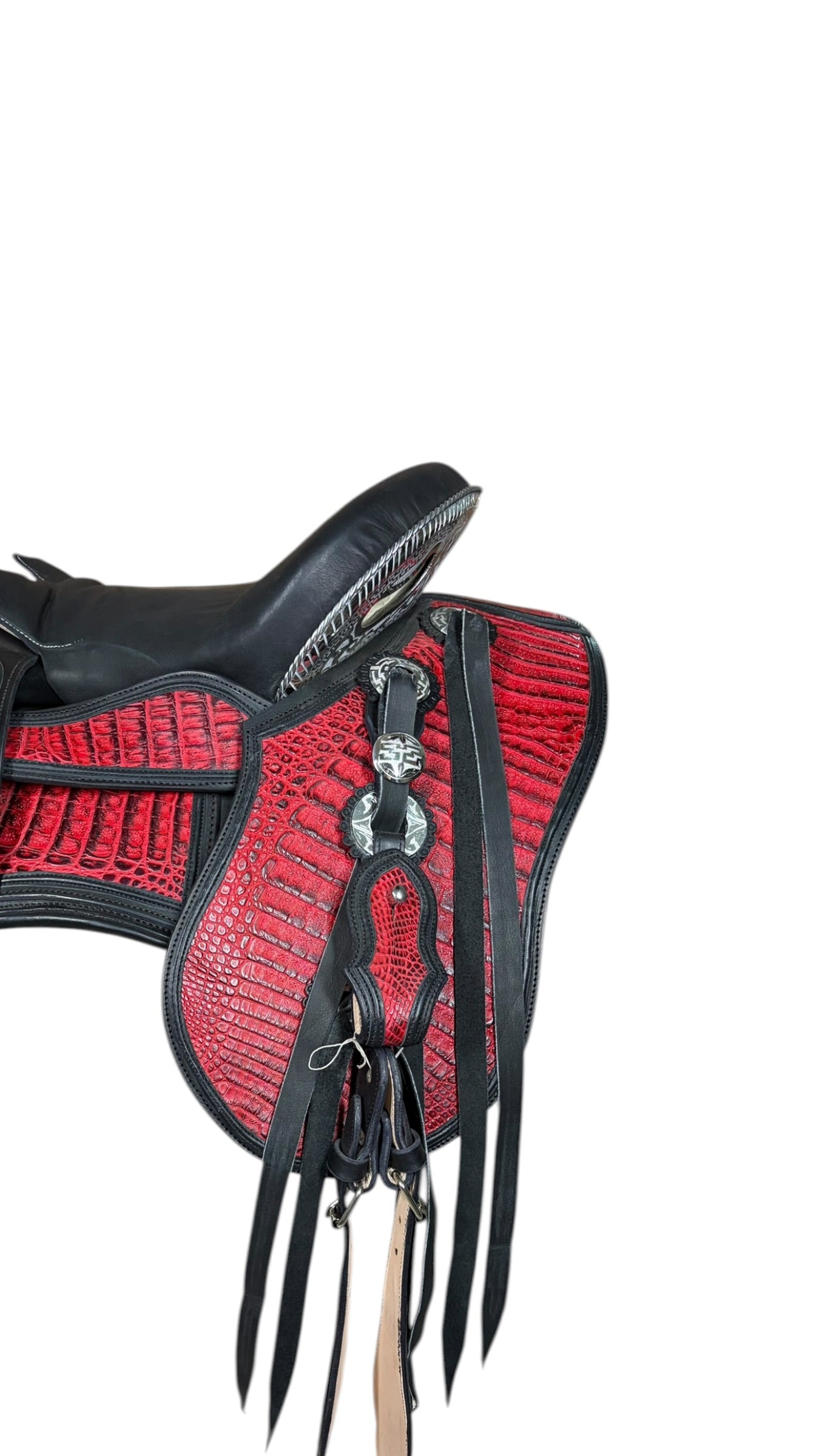 Montura De Caimán Black Cherry Con Fuste De Acero