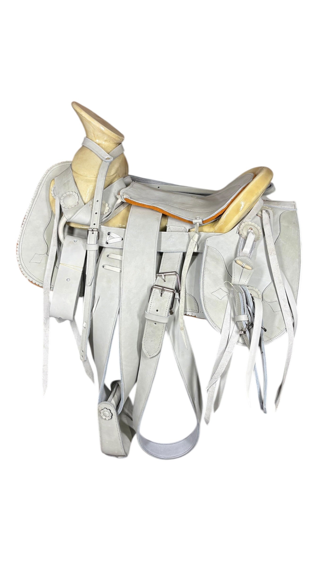 Montura de Cromo Blanco Cantina Redonda
