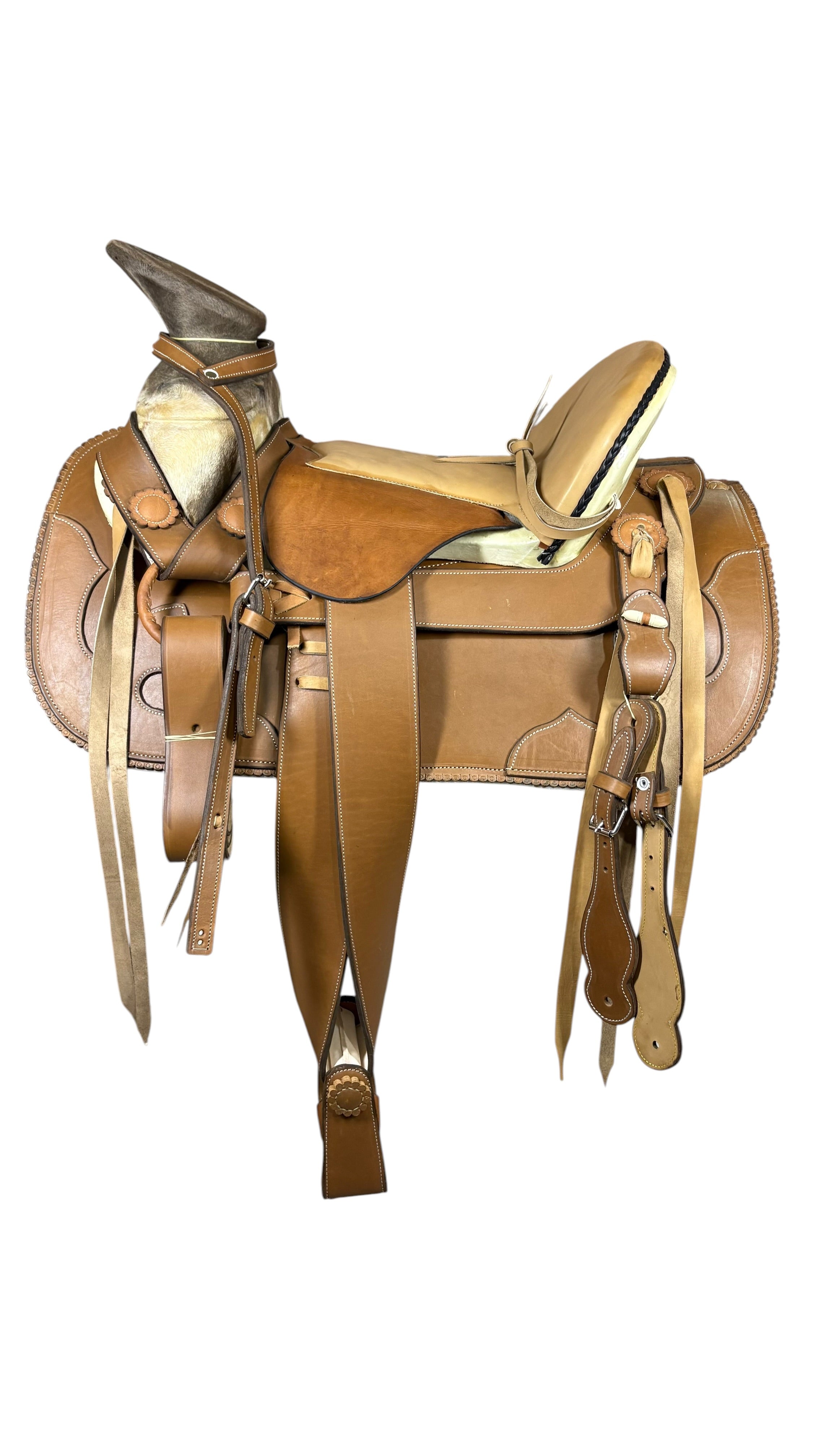 Montura de Esqueleto Vaqueta de Látigo Calidad Premium Fuste #16