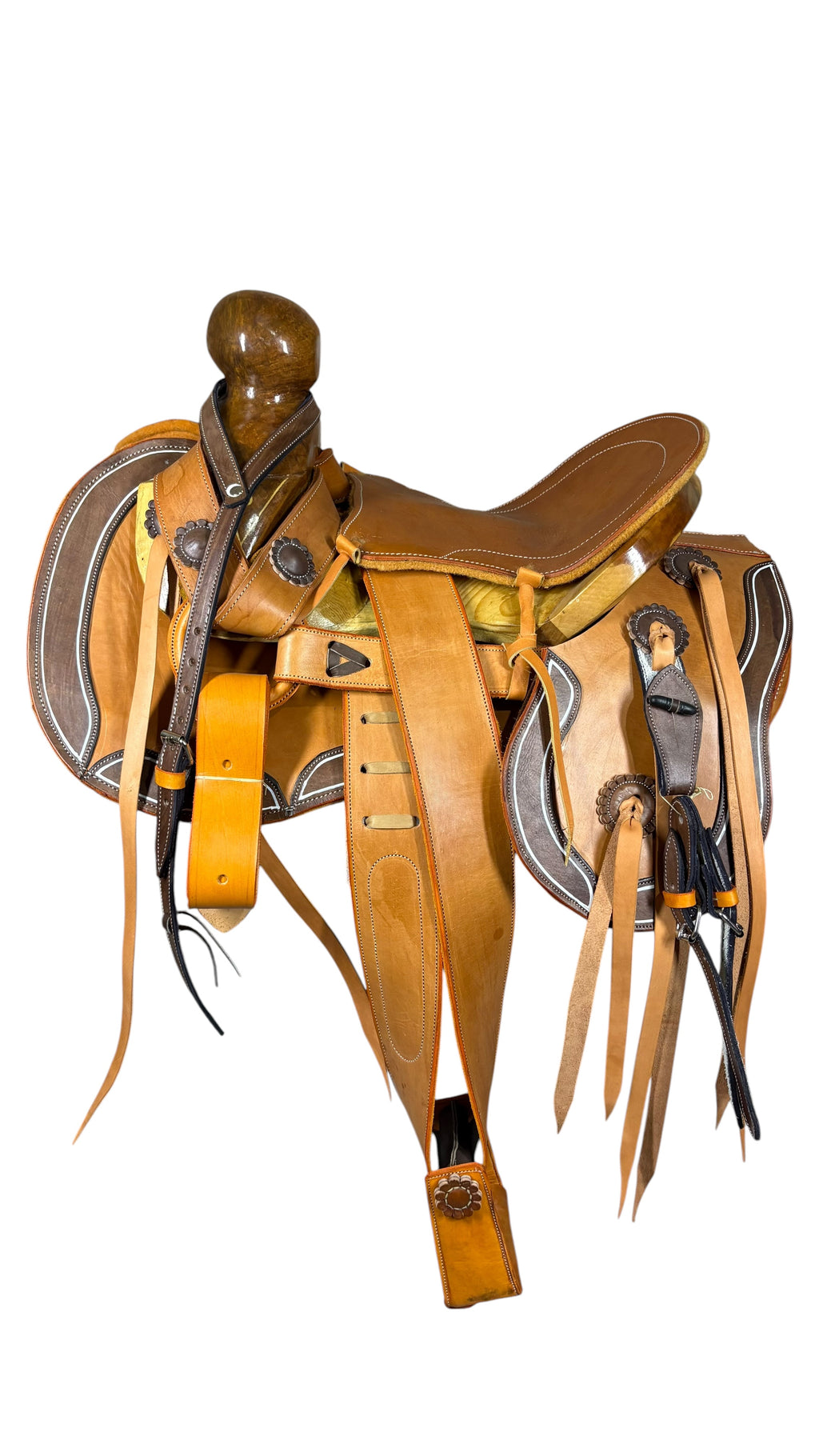 Montura de Guitarra Lisa con Fuste de Mezquite #14